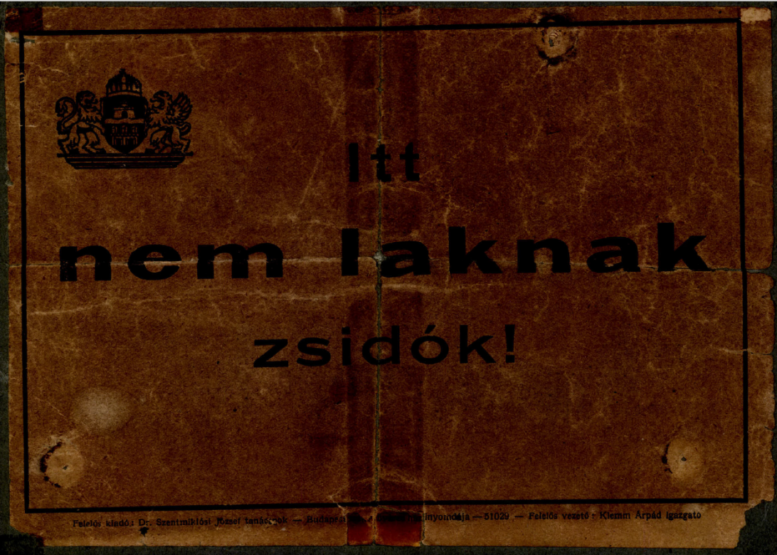 The “housing dictator” (Testimony of Rezső Müller)